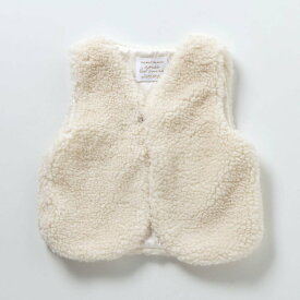 【10％OFFクーポン】【SALE_30%OFF】ベビーボアベスト ▽▽ 男の子 女の子 ユニセックス アプレレクール 子供服 キッズ 胴着 新生児 ギフト 出産祝い プレゼント おしゃれ かわいい 秋 エフオー FO △△ v435015［返品不可］