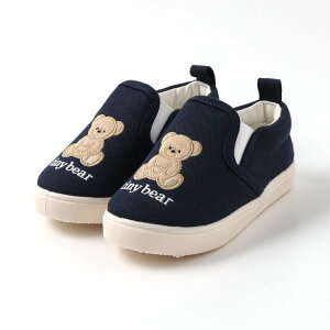 【10%OFFクーポン】tiny_bear_スリッポン ▽▽ 男の子 女の子 ユニセックス アプレレクール 子供服 キッズ ベビー シューズ タイニーベア スニーカー 靴 おしゃれ かわいい くま ギフト 出産祝い