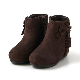 【SALE_40%OFF】フリルリボンブーツ ▽▽ 女の子 アプレレクール 子供服 キッズ ベビー シューズ 靴 おしゃれ かわいい 秋 エフオー FO △△ v448025［返品不可］