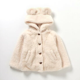 【メルマガ】【10％OFFクーポン】【SALE_40%OFF】tiny_bear_ボアアウター ▽▽ 女の子 アプレレクール 子供服 キッズ ベビー コート ブルゾン タイニーベア くま クリスマス 冬 エフオー FO △△ v501025［返品不可］