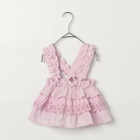 レイヤードスカートにもなるマルチWAYフリルキャミ ▽▽ 綿100% 女の子 p.premier プルミエ 子供服 キッズ ベビー キャミソール タンクトップ おしゃれ かわいい 夏 エフオー FO △△ p310036