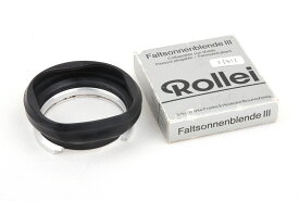 【美品】Rollei/ローライ Bay III for Rolleiflex 2.8Fに適用 ゴムフード#jp23412