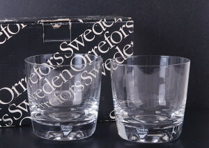 �y2000FCW�̔��L�O�i�zHasselblad/�n�b�Z���u���b�h�� Orrefors���͊� �O���X�Z�b�g Nils Landberg�݌v#JP20419