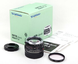 【新同品】Voigtlander/フォクトレンダー NOKTON Classic MC 40mm F1.4 VM ライカMマウント レンズ 箱付き#jp21881