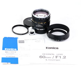 【美品】Konica/コニカ HEXANON 60mm F1.2 LTM for Leica 800本限量 レンズ#HK8540