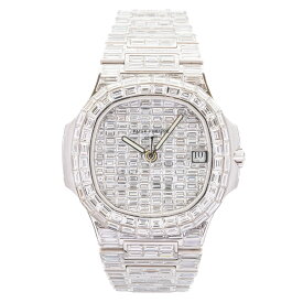 【カスタム】PATEK PHILIPPE/パテックフィリップ Nautilus ノーチラス 5719G/10G アフターダイヤ カスタムオーダー 腕時計 #jp27275