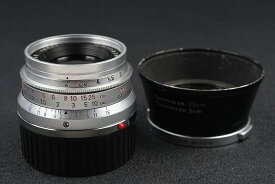 【美品】Leica/ライカ summicron 35mm f2 ドイツ産 シルバー 八枚玉 純正フード付き レンズ