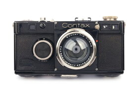 CONTAX/コンタックス Zeiss Ikon Contax I type A ブラックボディ+CarlZeissJena Sonnar 50mmf2 セット#jp26355