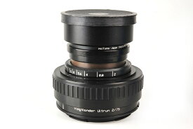 「レア珍品」Voigtlander/フォクトレンダー ultron 75mm f2 Leica Sマウント レンズ に変換#HK8685