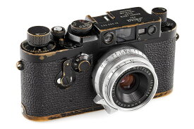 Leica　/ライカ IIIgブラックペイントボデ+Summaron 35mmf2.8シルバーレンズ #HK10484