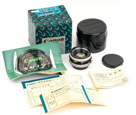 【コレクション】Canon/キャノン 35mmmmf1.5 LTML39　ライカマウント　#jp25097