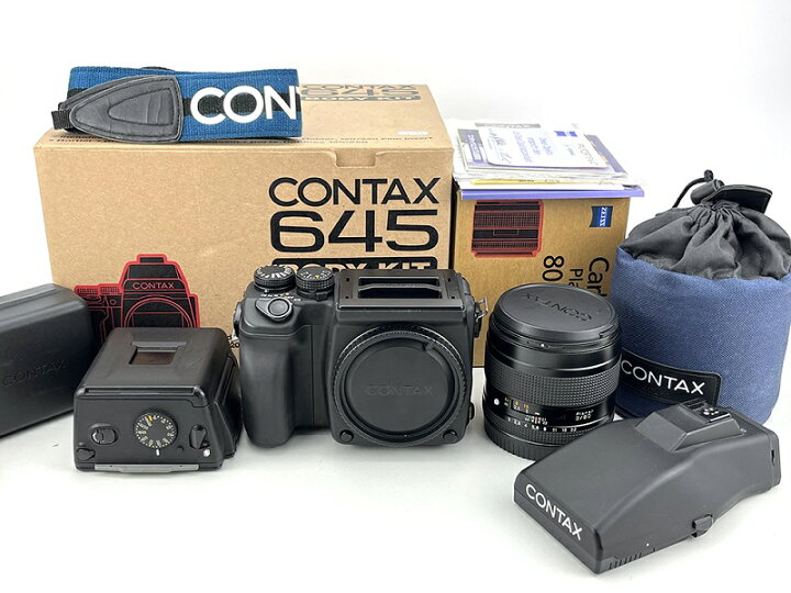 楽天市場】Contax/コンタックス CONTAX 645 ボディ + planar 80mm/f2 + 