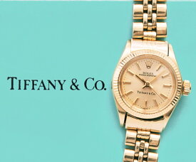 Rolex/ロレックス Tiffany & Co/ティファニー Ref.6719 Oyster Perpetual 14Kイエローゴールド レディース 腕時計#HK10513