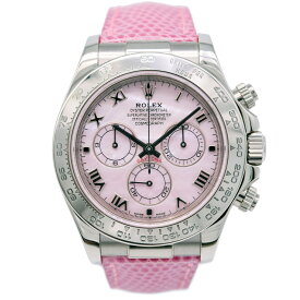 【希少】Rolex/ロレックス DAYTONA デイトナ 116519 M.O.P. “BEACH” Pink ビーチピンク K番 WG 自動巻き 腕時計 #HK10876