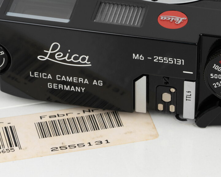 楽天市場】Leica/ライカ M6 TTL 0.85 ICS 限定モデル ブラックペイント 
