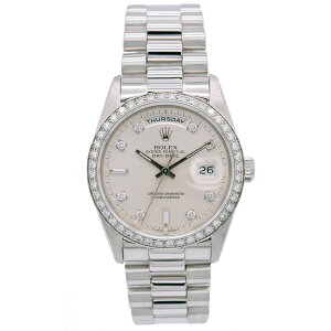 Rolex/bNX Daydate fCfCg 36 Ref.18346A Pt950 _Chx[CfbNX  rv #HK11095