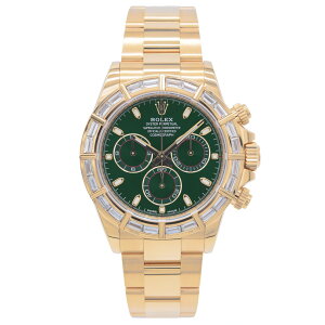 ROLEX/�����b�N�X�@�f�C�g�i Daytona 116568BR Green Dial Diamond Bezel #HK11454