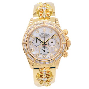 Chromehearts x ROLEX/�N�����n�[�c×�����b�N�X�@�f�C�g�i Daytona 116568�@MOP�{8P�_�C�������Ձ@#HK11419