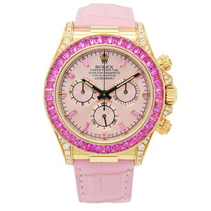 �y�J�X�^���zRolex/�����b�N�X Daytona �f�C�g�i 116518�J�X�^�� 126538TRO�uBarbie�v�s���N 18K YG#HK11701