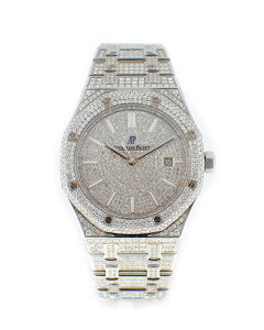 �y�J�X�^���zAudemars Piguet/�I�[�f�}�s�Q ���[�����I�[�N 15400ST���� �A�t�^�[�_�C�A�����h�y���`�x�X�݌Ɂz#HK11178