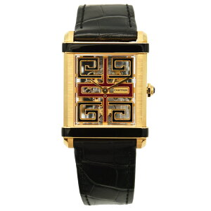 Cartier/�J���e�B�G Tank Chinoise 100�T�N�L�O���f�� 4389 WHTA0016 100�{���� 18K YG �X�P���g���y���`�x�X���i�zHK11717