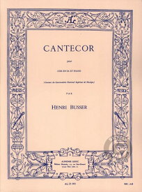 輸入楽譜／ホルン／ビュセール（ビュッセル）： カンテコール op. 77