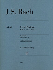 �A���y���^�s�A�m�^�o�b�n�F�p���e�B�[�^�S�� BWV 825 - 830�i�^�w�Ȃ��j