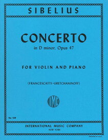 輸入楽譜／バイオリン（ヴァイオリン）／シベリウス：ヴァイオリン協奏曲 ニ短調 op. 47