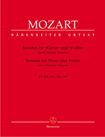 輸入楽譜／バイオリン（ヴァイオリン）／モーツァルト：ヴァイオリン・ソナタ集 - 後期ウィーン・ソナタ