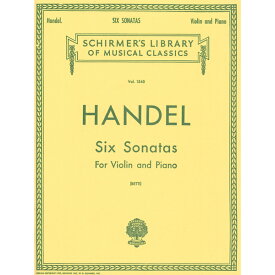輸入楽譜／バイオリン（ヴァイオリン）／ヘンデル：6つの ヴァイオリン・ソナタ集