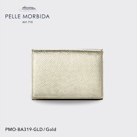 【正規取扱店】ポイント10倍【PELLE MORBIDA ペッレモルビダ】バルカ 牛革 本革 レザー ウォレット メンズ【プレゼント ギフト】日本製 PMO-BA319-GLD [送料無料]