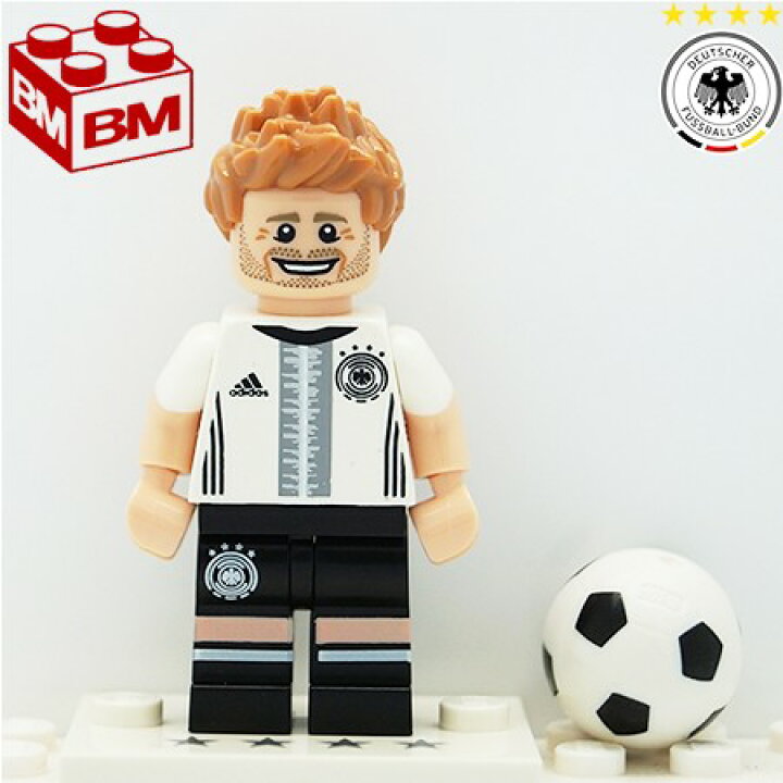 楽天市場 レゴ ミニフィギュア サッカードイツ代表 ベネディクト ヘーヴェデス 背番号４ Lego Minifigure Dfb Series Benedikt H Ouml Wedes 05 Brick Master