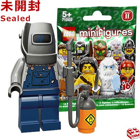 未開封のコダワリ レゴ ミニフィギュア シリーズ11 溶接工 Lego Minifigures Series11 Welder 10