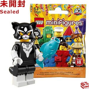 71021 LEGO ���S �~�j�t�B�M���A�V���[�Y 18 �L���b�g�K�[���b LEGO Collectable Minifigures Series 18 Cat Costume Girl �y71021-12�z