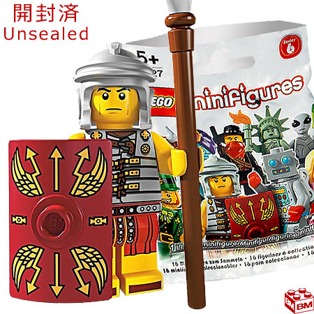 本品は開封品です 中身確認のみの開封品 外袋は付属しません 開封品 レゴ ミニフィギュア シリーズ6 ローマの戦士 Lego Minifigures Series6 Roman Soldier 87 10