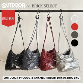【50％OFF】OUTDOOR PRODUCTS アウトドアプロダクツ Enamel Ribbon Drawsting Bag