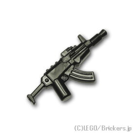 レゴ カスタム パーツ ミニフィグ アサルトライフル AK-74u [Black/ブラック] | レゴ互換品 ミニフィギュア 人形 ミリタリー 武器 銃 ライフル