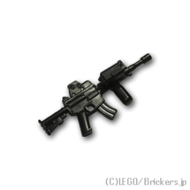 レゴ カスタム パーツ ミニフィグ アサルトライフル M4A1 R.I.S [Black/ブラック] | レゴ互換品 ミニフィギュア 人形 ミリタリー 武器 銃 ライフル