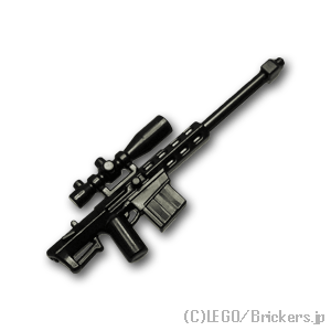 レゴ互換の精密な武器でミニフィグの武装を強化だ レゴ カスタム パーツ 年間定番 ミニフィグ 全国一律送料無料 スナイパー ライフル M82A 武器 レゴ互換品 ミリタリー 銃 ブラック ミニフィギュア 人形 Black