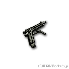 レゴ カスタム パーツ ミニフィグ マシンピストル M93R [Black/ブラック] | レゴ互換品 ミニフィギュア 人形 ミリタリー 武器 銃 ピストル