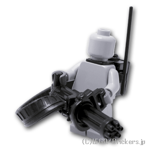 予約販売 品質のいい レゴ互換の精密な武器でミニフィグの武装を強化だ レゴ カスタム パーツ ミニガン 給弾ベルト ECBバックパック付き Black ブラック レゴ互換品 ミニフィギュア 人形 武器 装備 funnel.ltd funnel.ltd