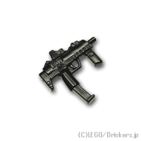 レゴ カスタム パーツ ミニフィグ マシンピストル MP7 [Black/ブラック] | レゴ互換品 ミニフィギュア 人形 ミリタリー 武器 銃 ピストル