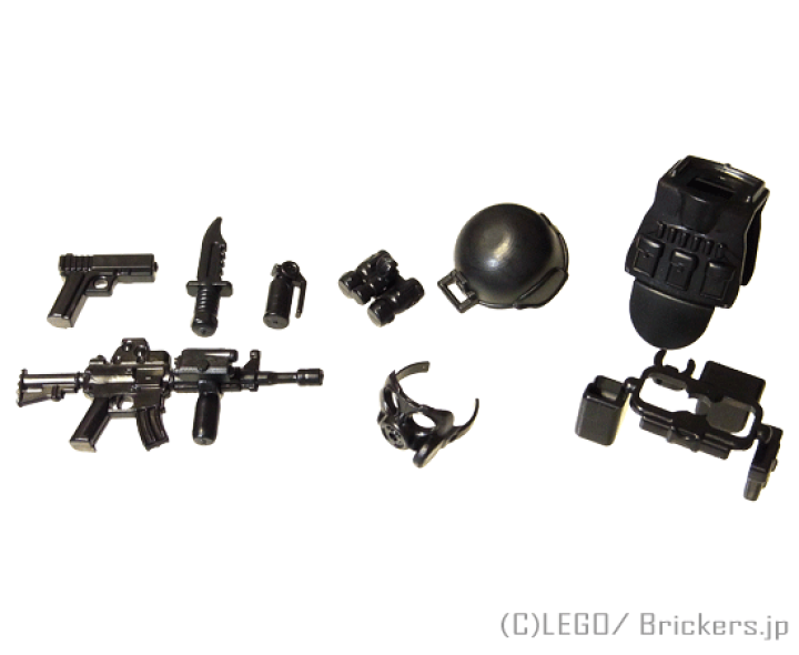 楽天市場 レゴ カスタム パーツ ミニフィグ S W A T アルファ2セット Black ブラック レゴ互換品 ミニフィギュア 人形 ミリタリー スワット 武器 装備 Swat 特殊部隊 ブリッカーズ楽天市場店