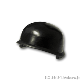 レゴ カスタム パーツ ミニフィグ アーミーヘルメット US M-1 [Black/ブラック] | レゴ互換品 ミニフィギュア 人形 ミリタリー 装備 ヘルメット