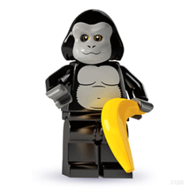 レゴ ミニフィギュア シリーズ 3 ゴリラの着ぐるみ | lego 8803 ミニフィグ