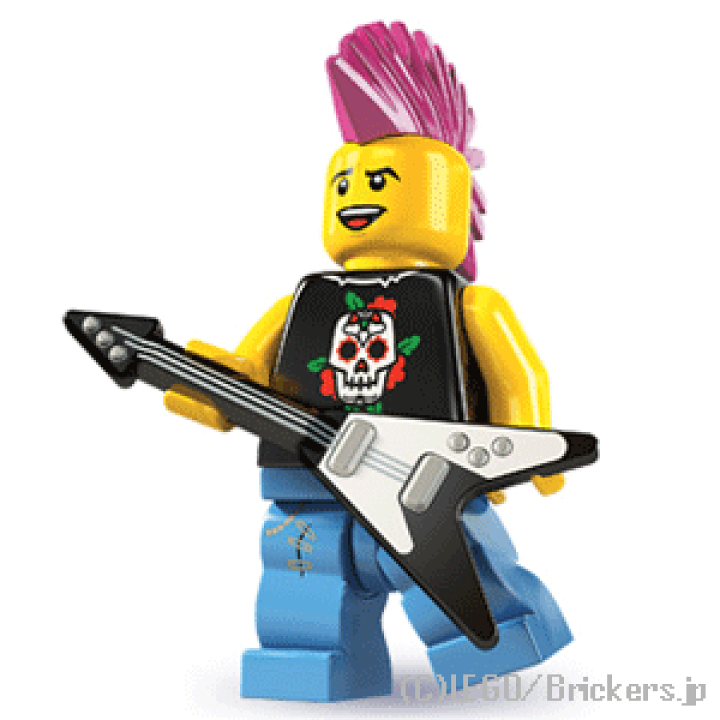 楽天市場】レゴ ミニフィギュア シリーズ 4 パンク・ロッカー | lego