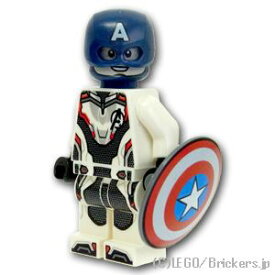 レゴ スーパー・ヒーローズ ミニフィグ キャプテン・アメリカ - ホワイトスーツ | LEGO純正品の フィギュア 人形 ミニフィギュア
