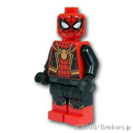 レゴ スーパー・ヒーローズ ミニフィグ スパイダーマン - ブラック/レッドスーツ | LEGO純正品の フィギュア 人形 ミニフィギュア
