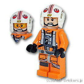レゴ スター・ウォーズ ミニフィグ ルーク・スカイウォーカー - パイロット | LEGO純正品の フィギュア 人形 ミニフィギュア