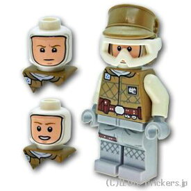 レゴ スター・ウォーズ ミニフィグ ルークスカイウォーカー - ホス(バラクラバヘッド) | LEGO純正品の フィギュア 人形 ミニフィギュア